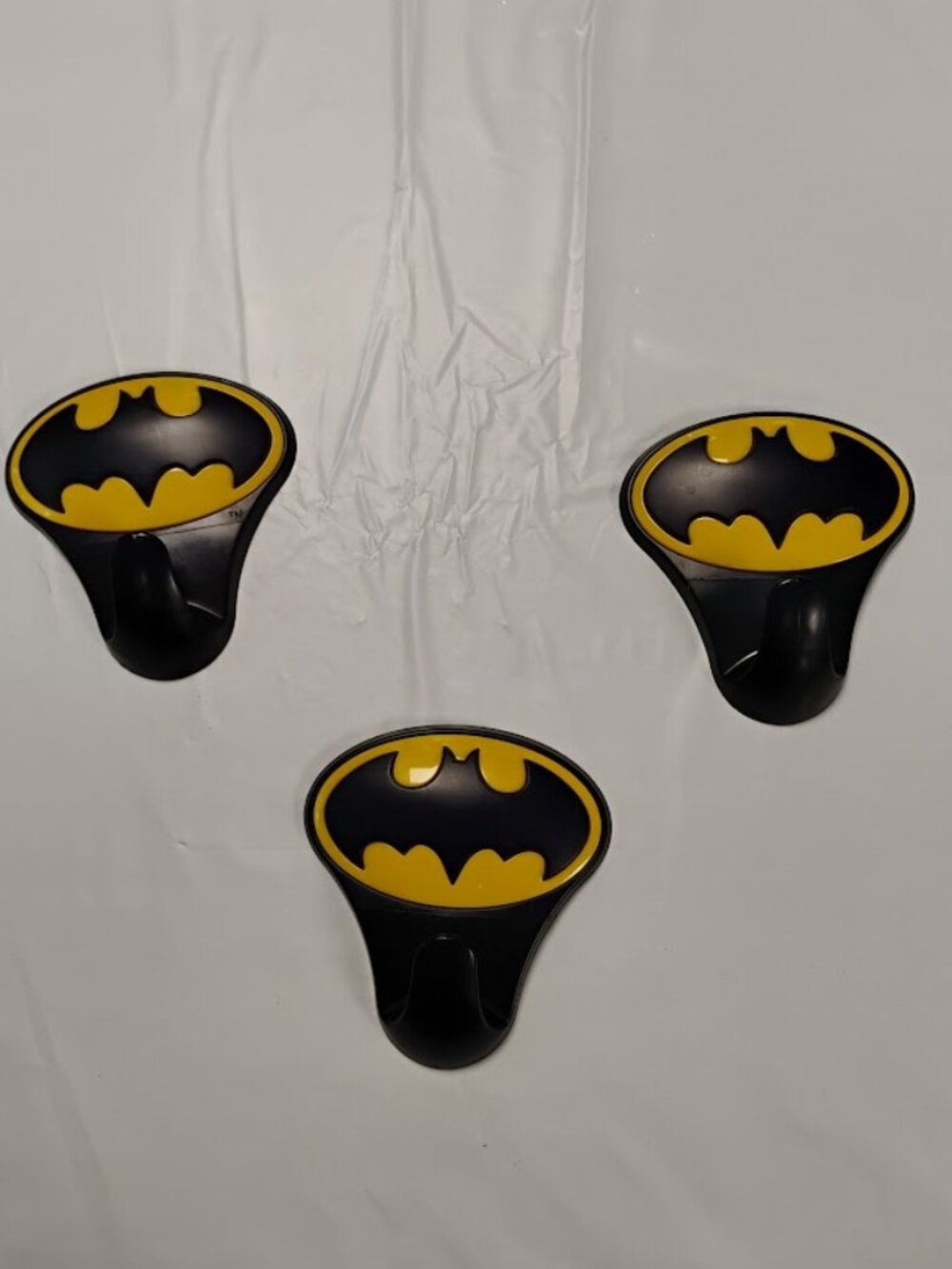 Set of 3 Batman 3M Command Decorative Wall Hooks DC Comics